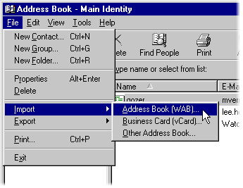 Import Address Book